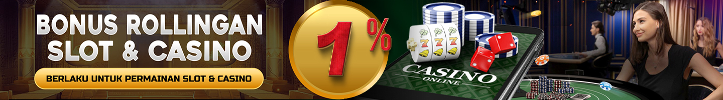 BONUS ROLLINGAN SLOT & CASINO 1% - SLOTCC